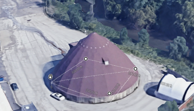 Salt storage facility